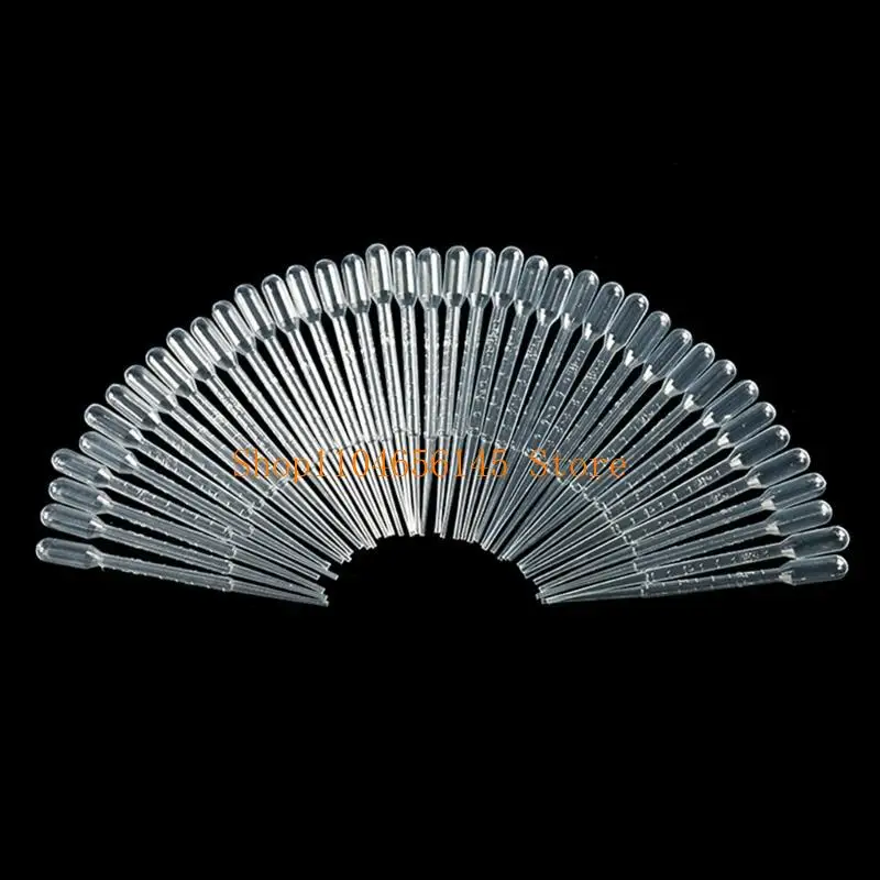 5ASD 100 PIASE Pipet Transfer Plastik Pipet sekali pakai untuk eksperimen