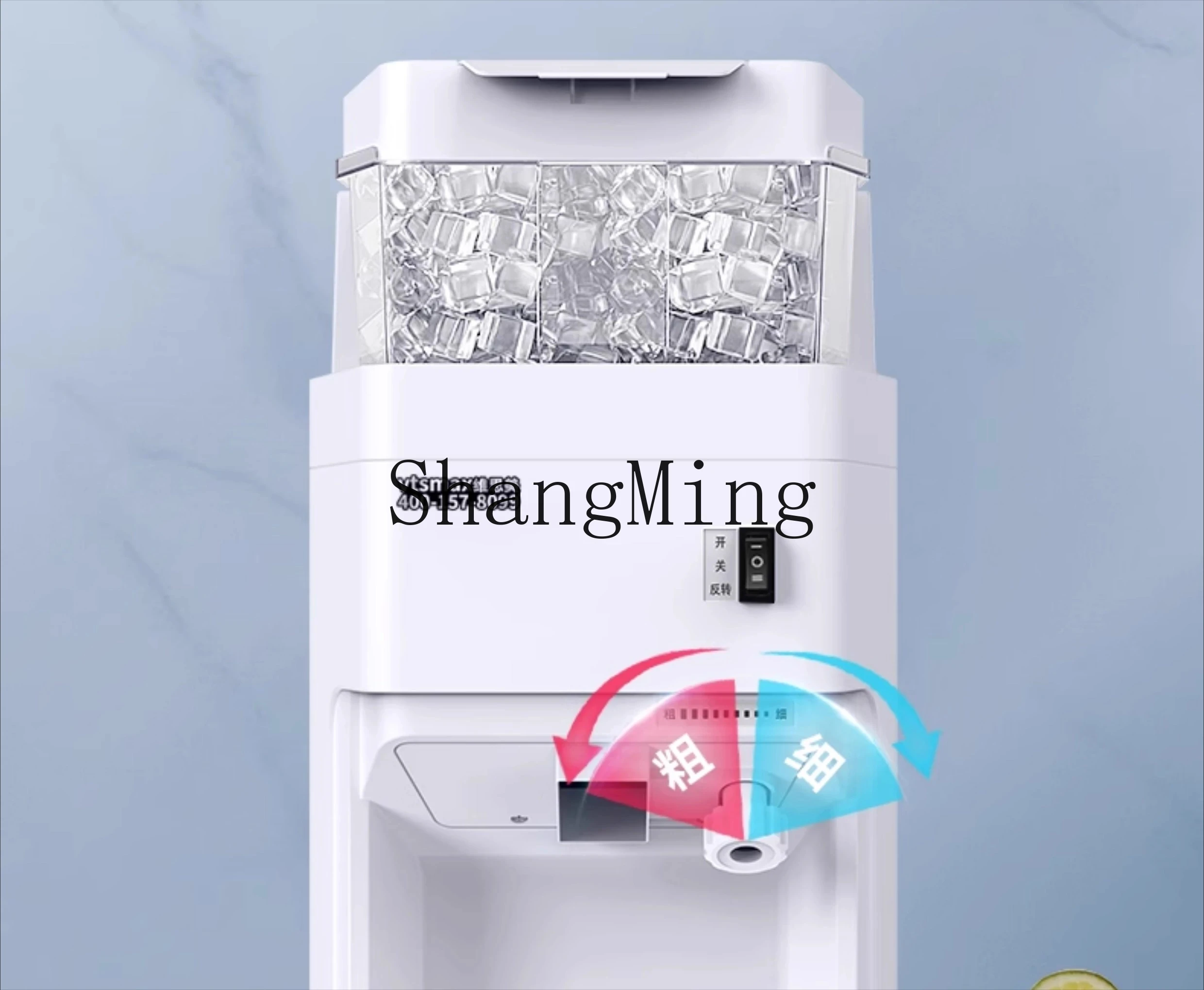 ZYY tienda de ollas calientes, máquina de batidos, tienda de té con leche, cubo de hielo de copo de nieve denso, máquina de hielo de afeitar, comercial