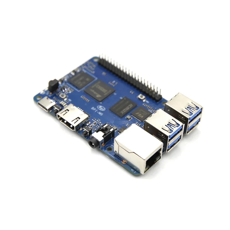 Placa Banana PI BPI M5 Amlogic S905X3 Quad-core Cortex-A55 (2,0xxGHz) Processador 4GB LPDDR4 e 16G Circuitos de Memória eMMC