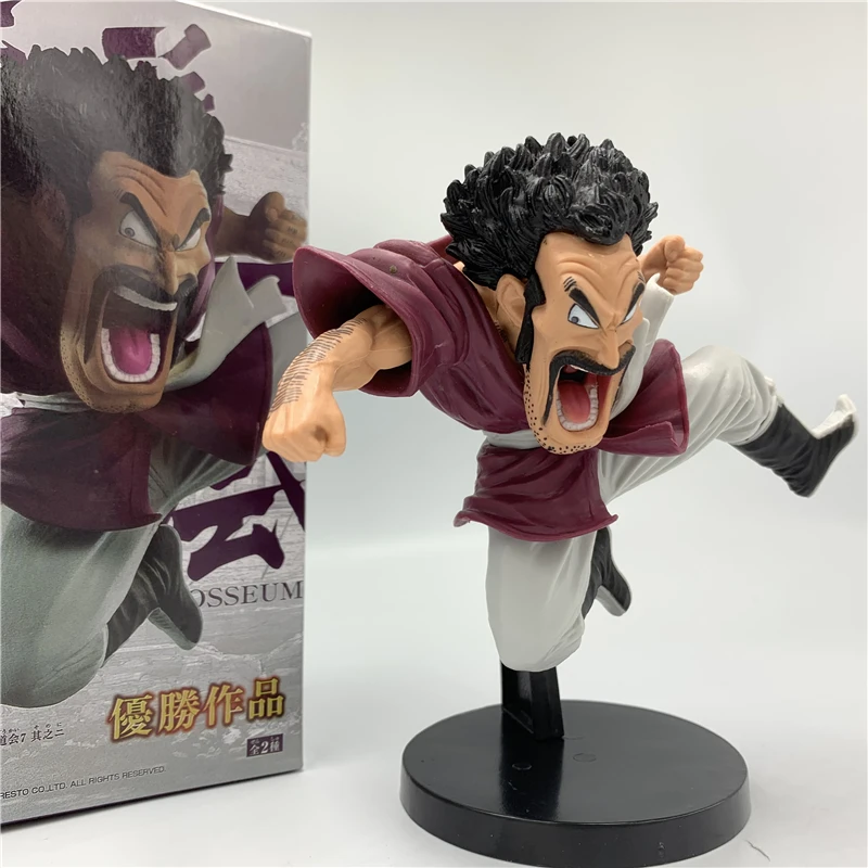 FC Dragon Ball Z Mr Satan Funny Jumping Ver. PVC Action Figure DBZ Hercule Mark Videl Goku Vegeta Super Saiyan Model Toy