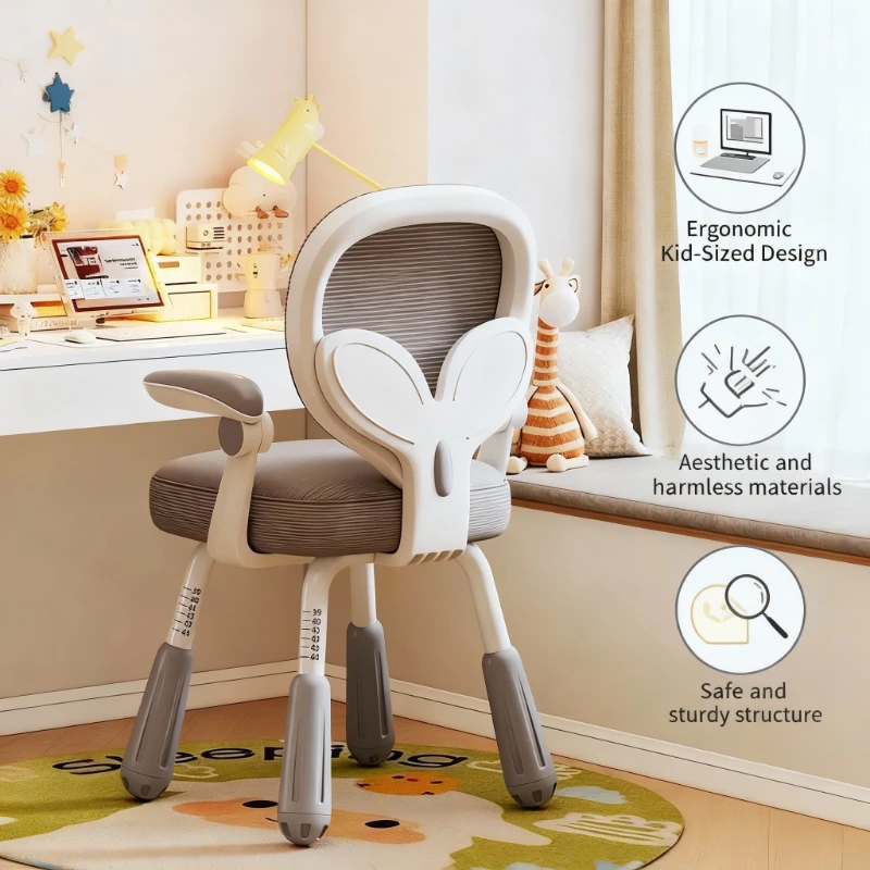 

Детский эргономичный настольный стул с регулируемой высотой, коррекция осанки, поддержка спины, студенческое учебное сиденье, домашнее сиденье Silla Nino School