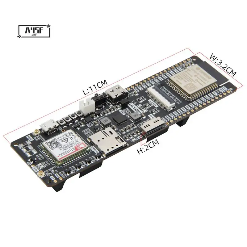 

A45F-LILYGO T-SIM7080G-S3 ESP32-S3 Development Board Supports Cat-M NB-Iot Card PMU WIFI Bluetooth With GPS Flash 16MB PSRAM 8MB