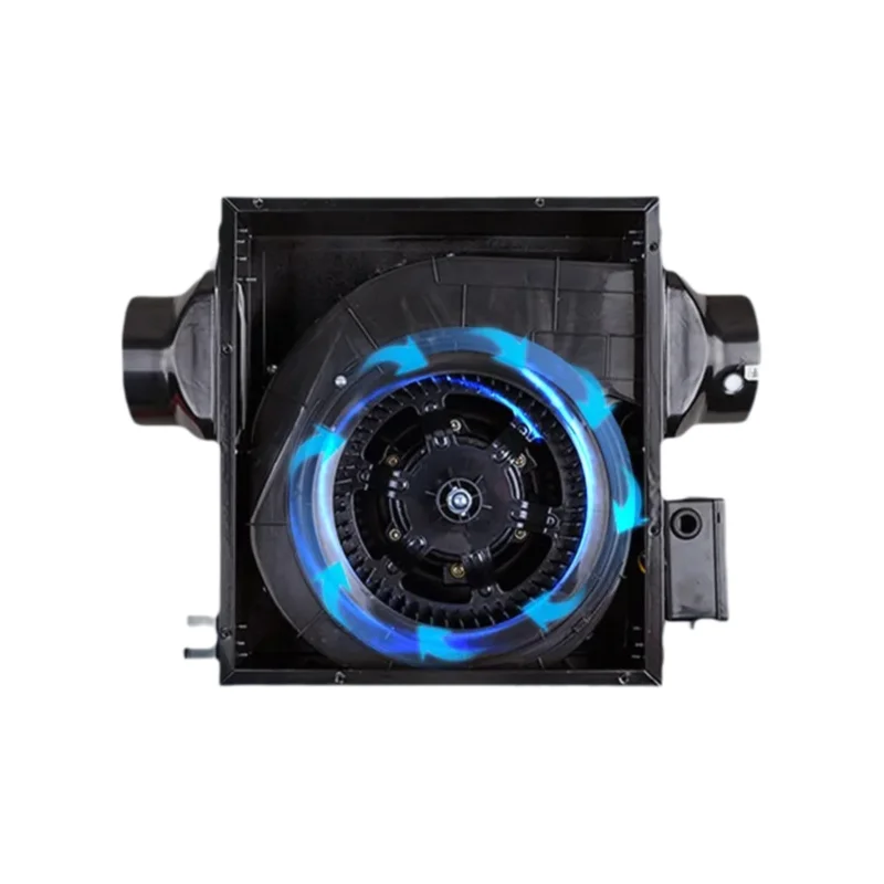 مروحة عادم رفيعة للغاية وهادئة عالية الطاقة للحمام المنزلي ومروحة عادم الطرد المركزي للمكتب التجاري