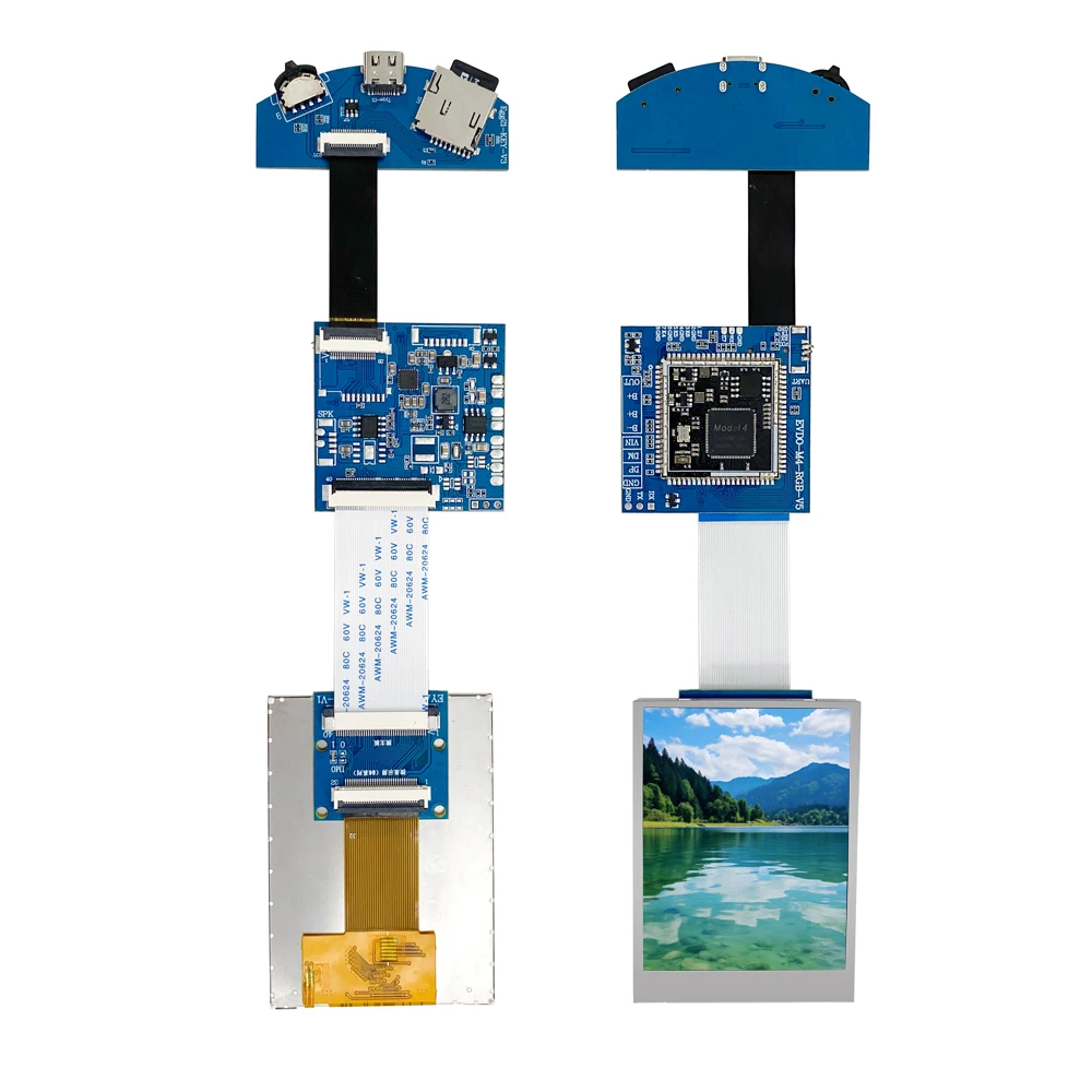 

2.4 2.8 3.2 3.5 4 Inch TFT LCD Display Module IPS Colour Screen Video Player Driver Board with Memory Card Slot