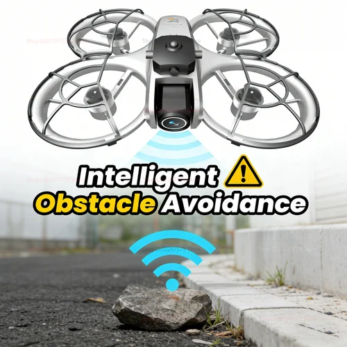 Imagen 2 del producto Dron Z4 2026 8K WIFI GPS Profesional HD para Fotografía Aérea, Quadcopter con Cámaras Duales, Control Remoto, Juguetes UAV para Exteriores