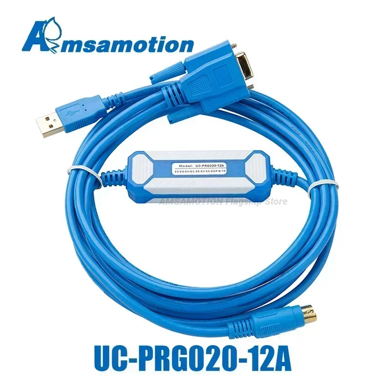 Câble de communication UC-PRG020-12A compatible avec les PLC Delta AH série DVP vers DOP-B HMI TP pour affichage texte IFD6601