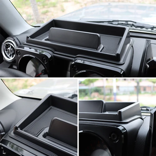 Imagen 2 del producto Bandeja del compartimento de almacenamiento del cambio de marchas de la consola central del coche para Suzuki Jimny 2019 2020 2021 2022 2023 2024 2025 accesorios interiores