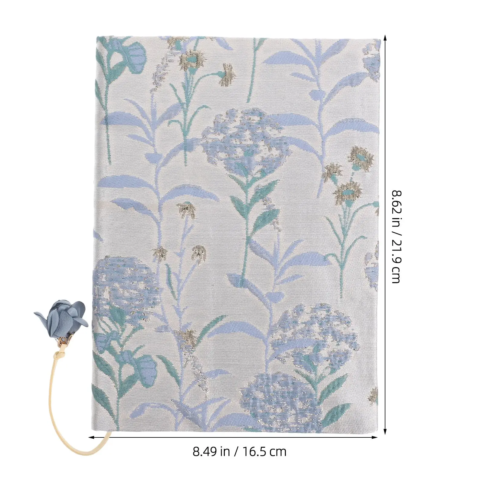 Handmade Cloth Book Cover Notebook Cloth Book Cover Protective Book Sleeve Cover Adjustable Book Protector Textbook Cover (A5)