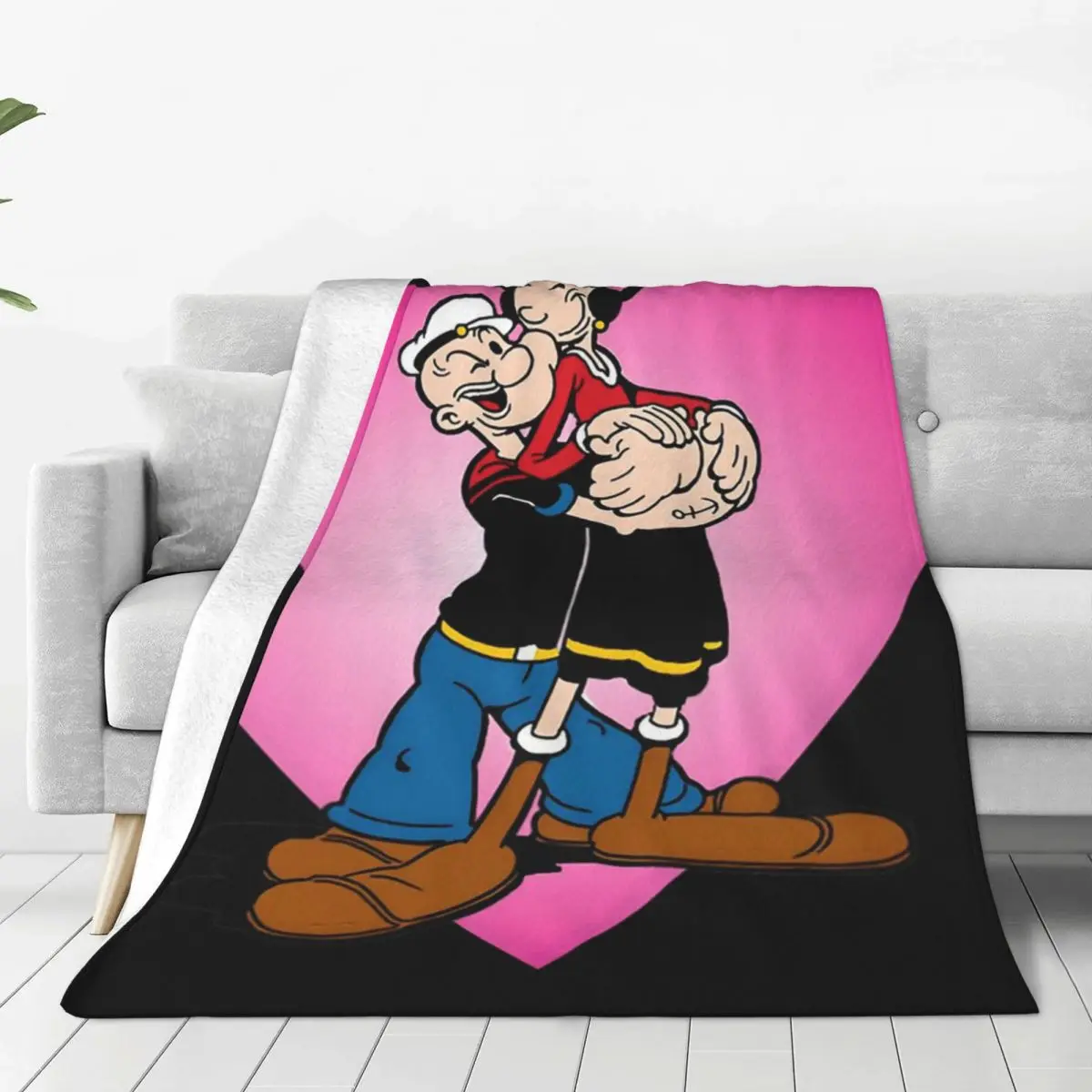 Popeye The Sailor Blanket Fleece Super Soft Throw Blanket Sofa Throw Blanket For Home Bedroom Outdoor Throws Bedspread Quilt