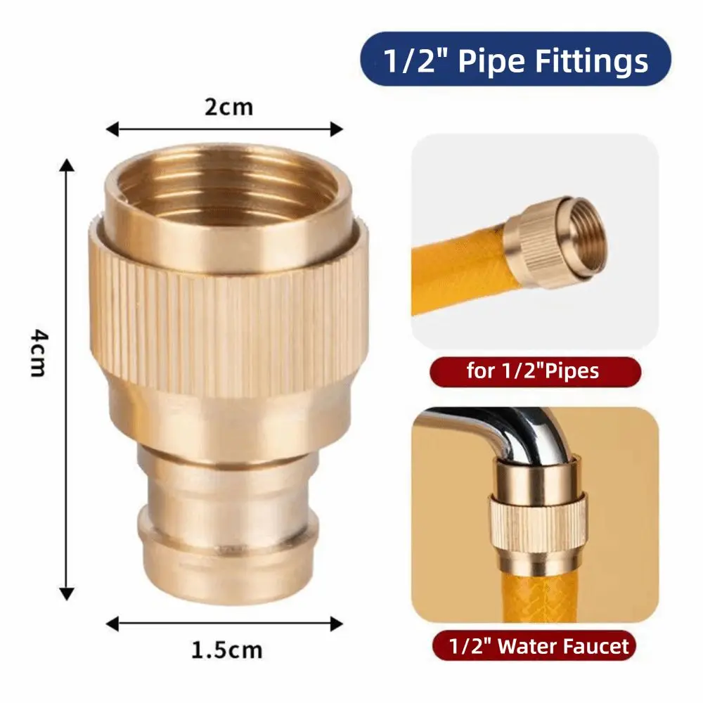 Adjustable Water Spray Torch Nozzle Pressure Washer High Pressure Direct Spray Sprinkler 1/2