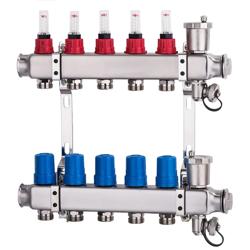 Factory Direct Sale Modern Electric Underfloor Heating System Thermostat Water Resistant Brass Stainless Steel Material for