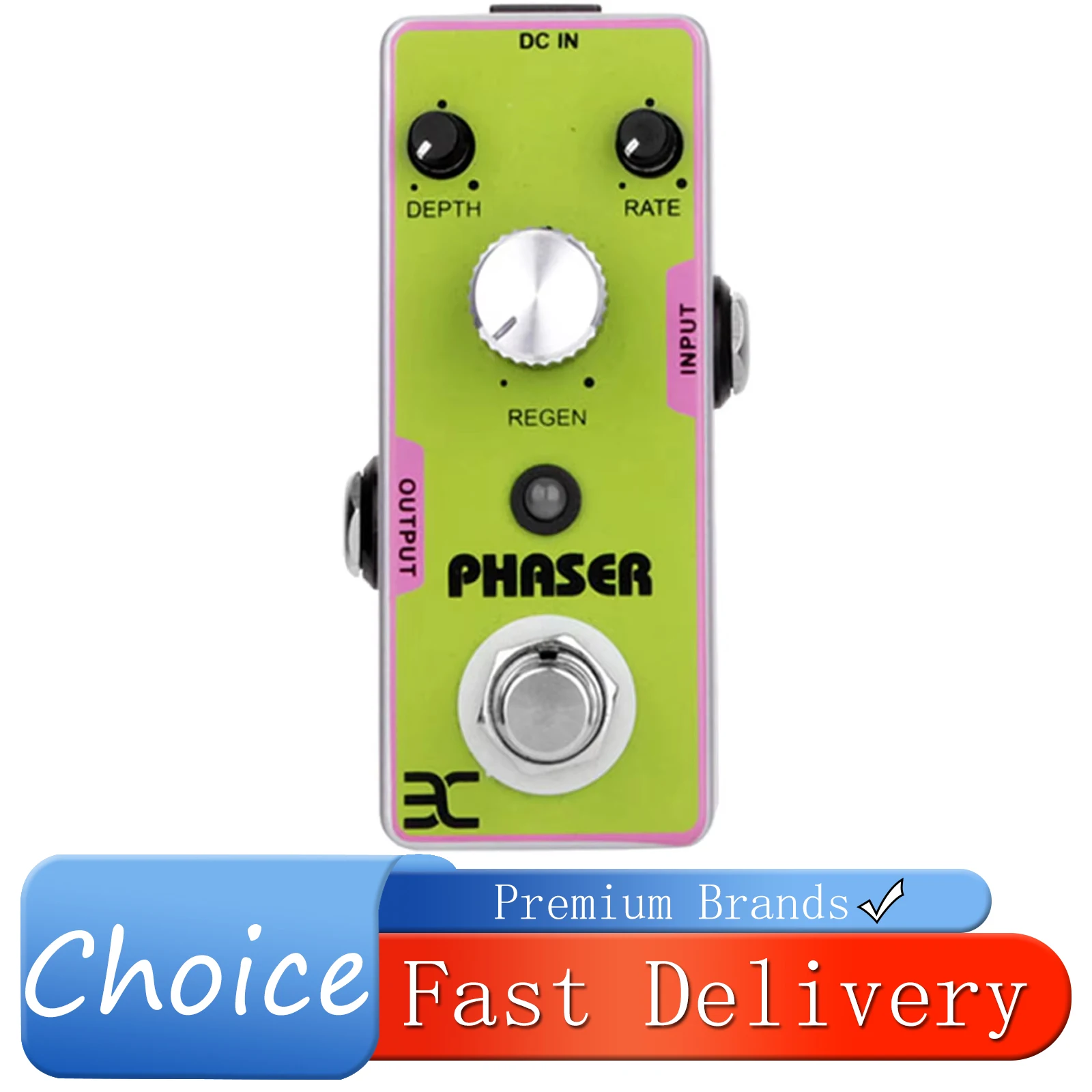 

ENO Phaser Electric Guitar Effect Pedal Phaser Bock Effect Metal Case True Bypass Pedal TC42 Electric Guitar Accessories & Parts