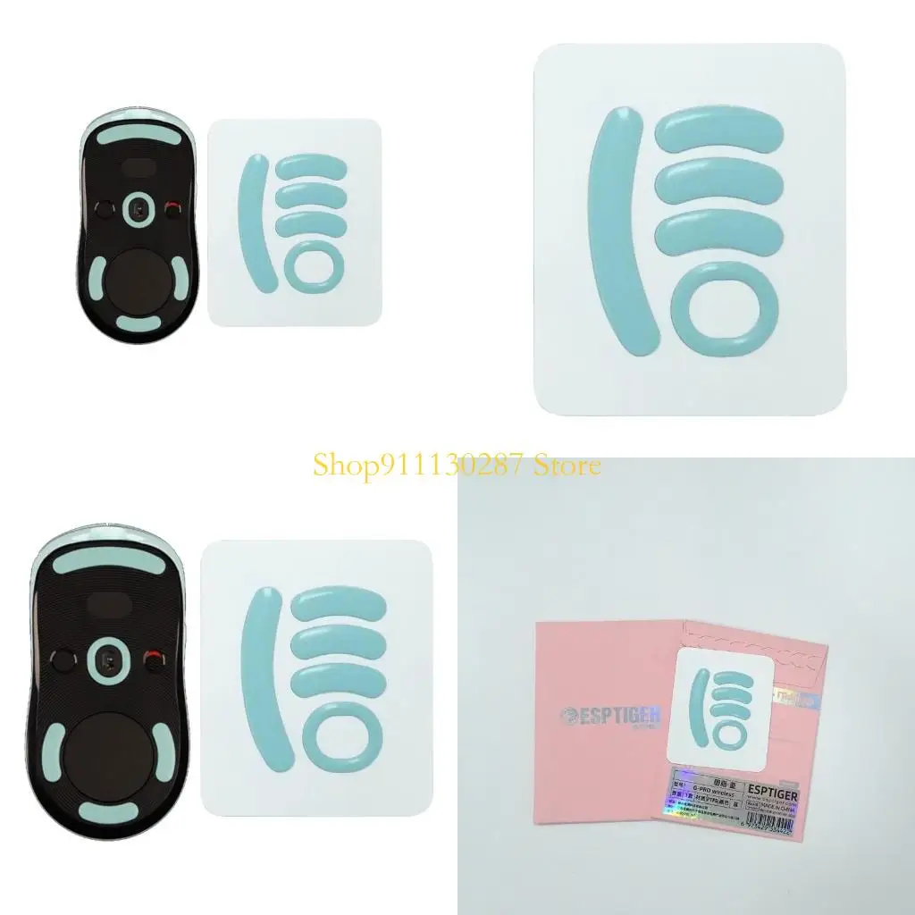 

J1HC Esportstiger Mouse Skates Feet For GProW Blue Mouse Glides