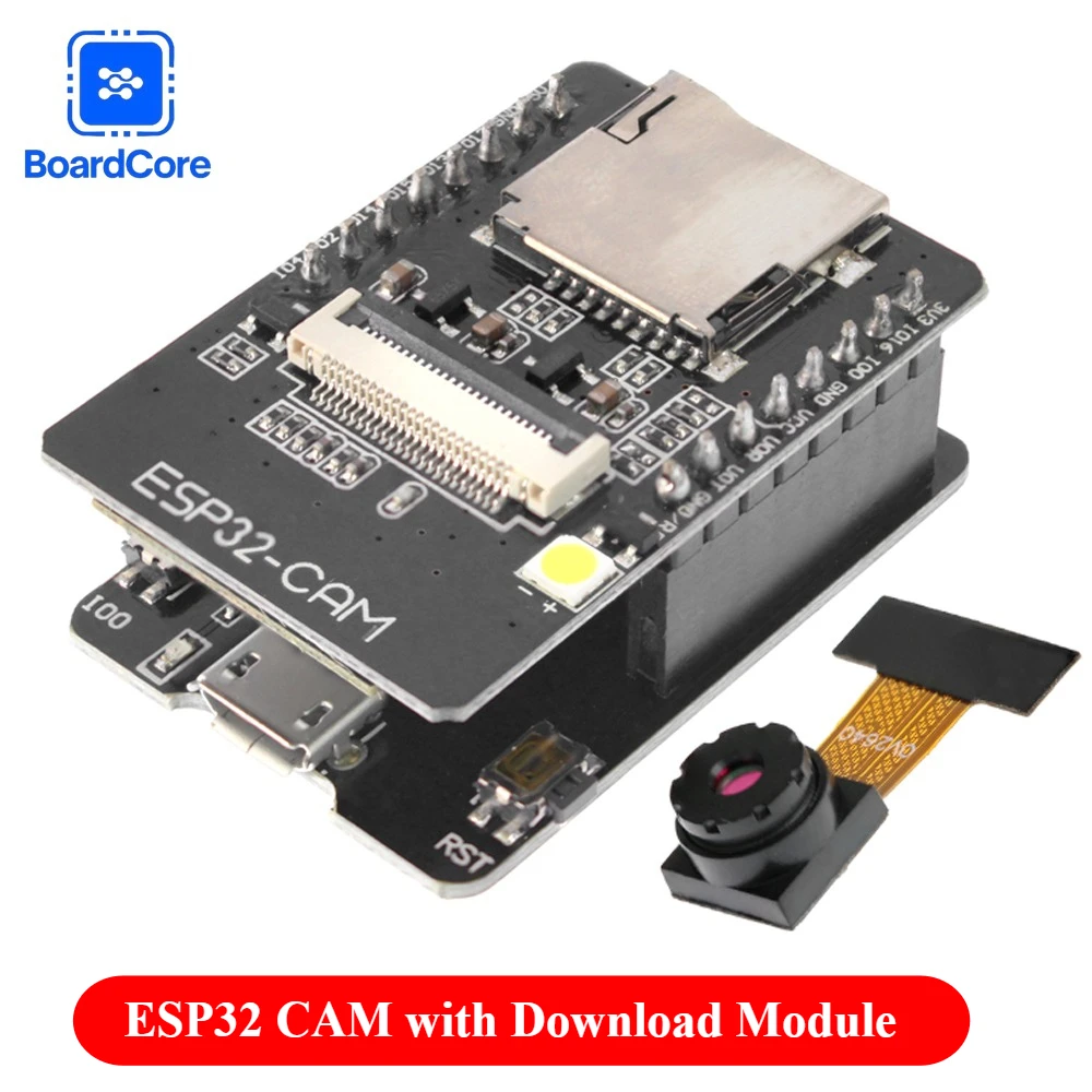 ESP32-CAM wifi bt-módulo compatível esp32 serial para ESP32-CAM módulo de placa de desenvolvimento ov2640 câmera para controle sem fio iot