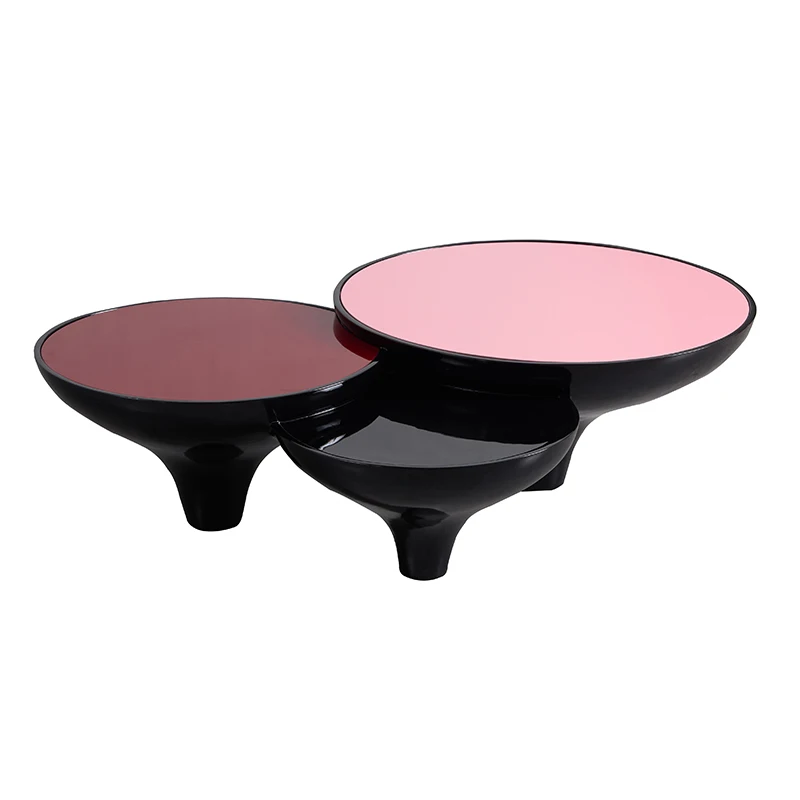 

Современные трансформируемые журнальные столики, круглые мебель из стекловолокна для столовой и гостиной, домашнее общего назначения