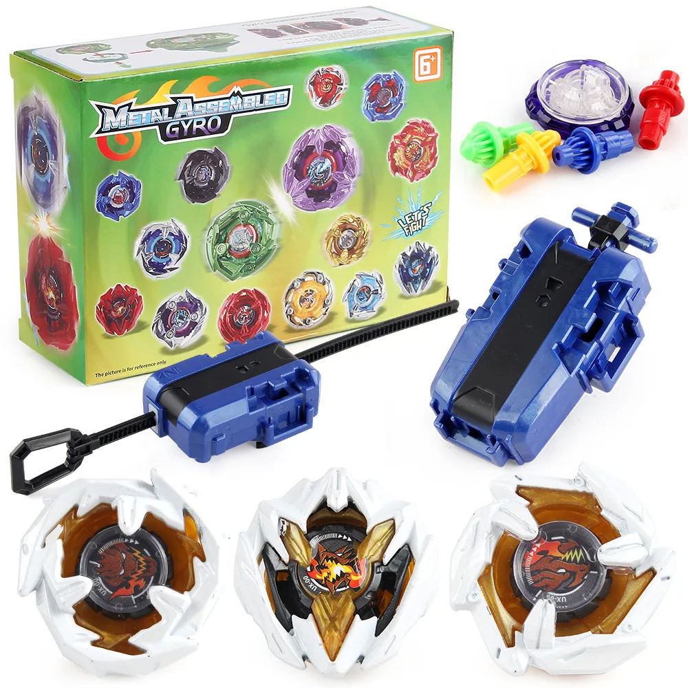 

BX168-A34 Белый набор волчок серии UX-00 с пусковой установкой, игрушки в подарок