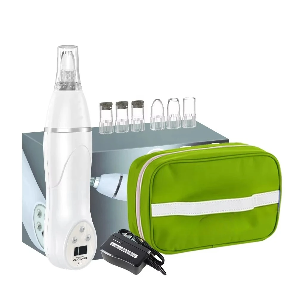 

Multifunctional Diamond Microdermabrasion Blackhead Remover Vacuum Kit Peeling Facial Nostril Cleaner