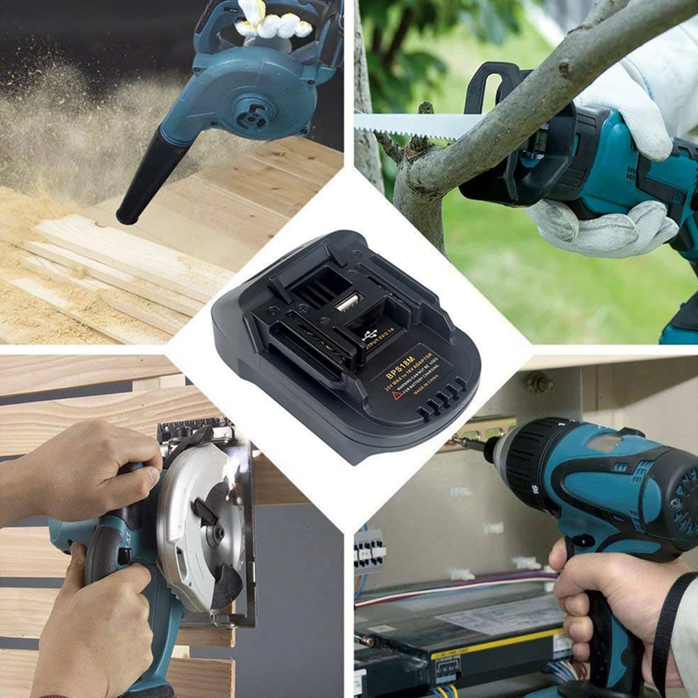 

Power Tool Battery Adapter For For Porter Replacement BPS18M For Black & Decker For DMAKITA Battery 18v BL1850