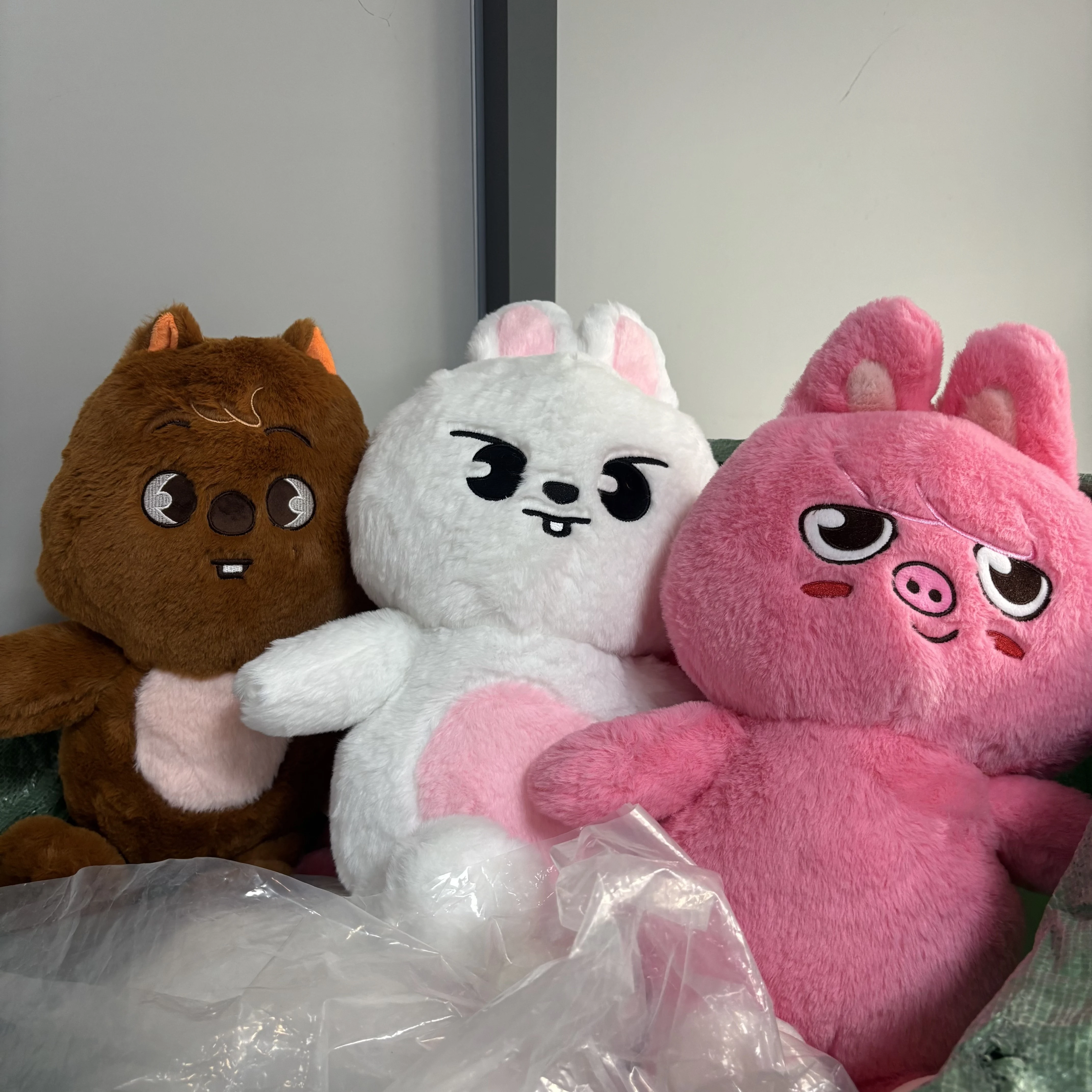 

SKZOO Teddy Plush Hug Pillow Doll Fans Gift Plush Toy Seoul FM Week Cloak Doll Magic School Kid Birthday Gift