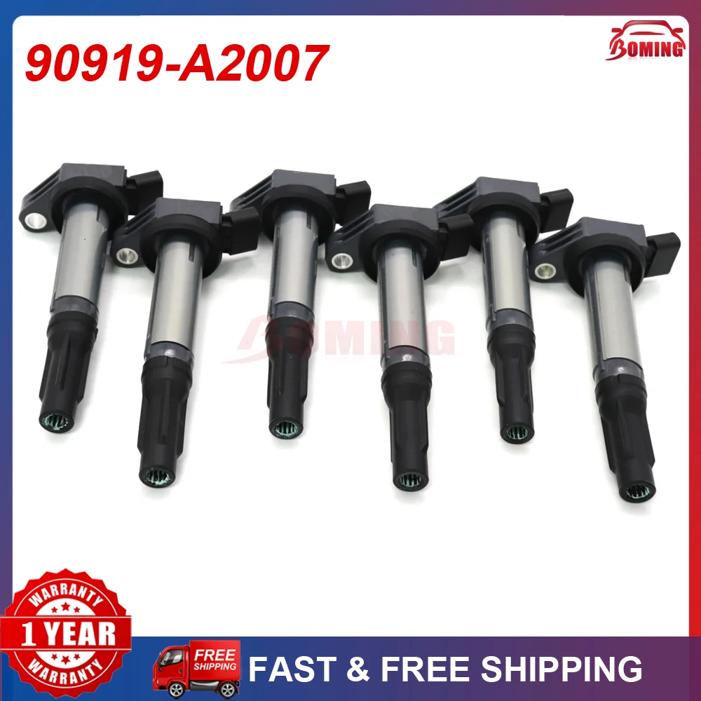 Car New Ignition Coil 90919-A2007 For Lexus ES350 RX350 RX450h Fits For Toyota Avalon Camry Highlander Rav4 Sienna Venza UF487