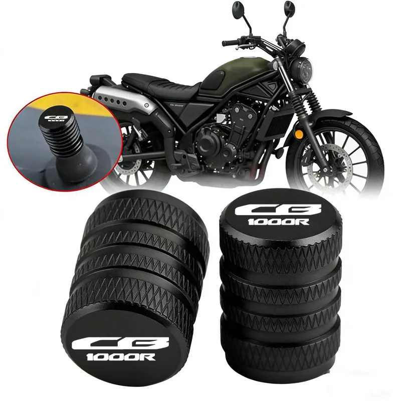 

For Honda CB1000R CB1000 R 2008-2023 Accessories 2pcs Motorcycle CNC Aluminum Tire Valve Air Port Stem Cover Caps