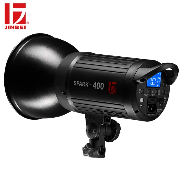 JINBEI-Flash fotográfico portátil SPARKIII-400 400Ws/GN66, sistema inalámbrico integrado de 2,4G, luz para fotografía de retrato, a la venta