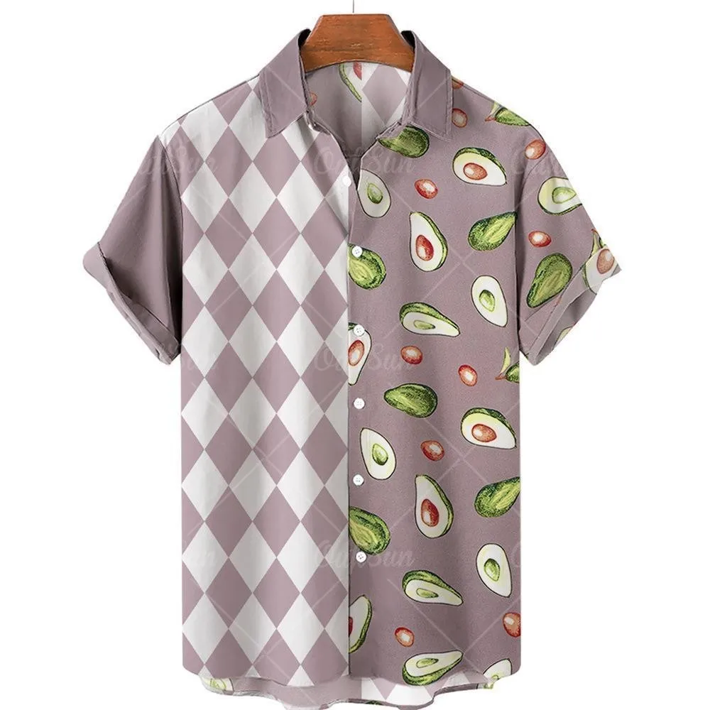 2026 Casual Daily Men's T-shirts Menswear Clothing Shirts For Man Camisa Masculina Personality All-match Holiday Vacation Trendy