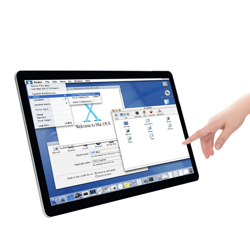 Wall Mount 18.5 21.5 24 27 32 43 Inch PCAP Touchscreen USB Touch Screen