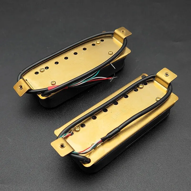 8 سلسلة الغيتار الكهربائي هامبوكر لاقط القطب قطعة قابل للتعديل لفائف الانقسام #4