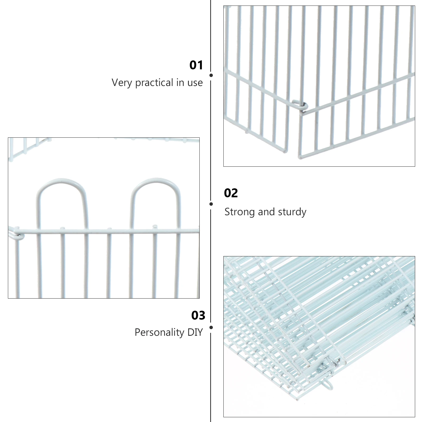 

1Set Small Animal Pet Fence Playpen Guinea Pig Hamster Rabbit Cage Indoor Exercise Playground Pet Cage Fence Hamster Playpen