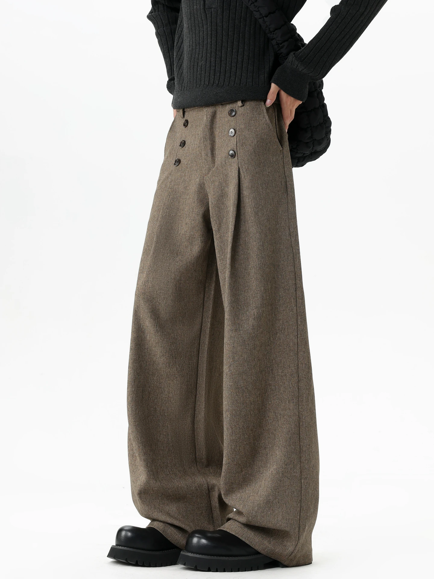 

American Retro Straight Leg Men's Casual Pants Loose Fit Comfortable Wide Leg Trousers Youthful Sle Spring Collection