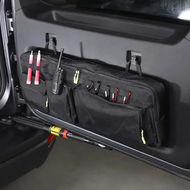 

For Haval H9 2024-2025 Oxford Cloth Black Car Trunk Tailgate Storage Bag Organizer Stowing Tidying Interior Car Accessories