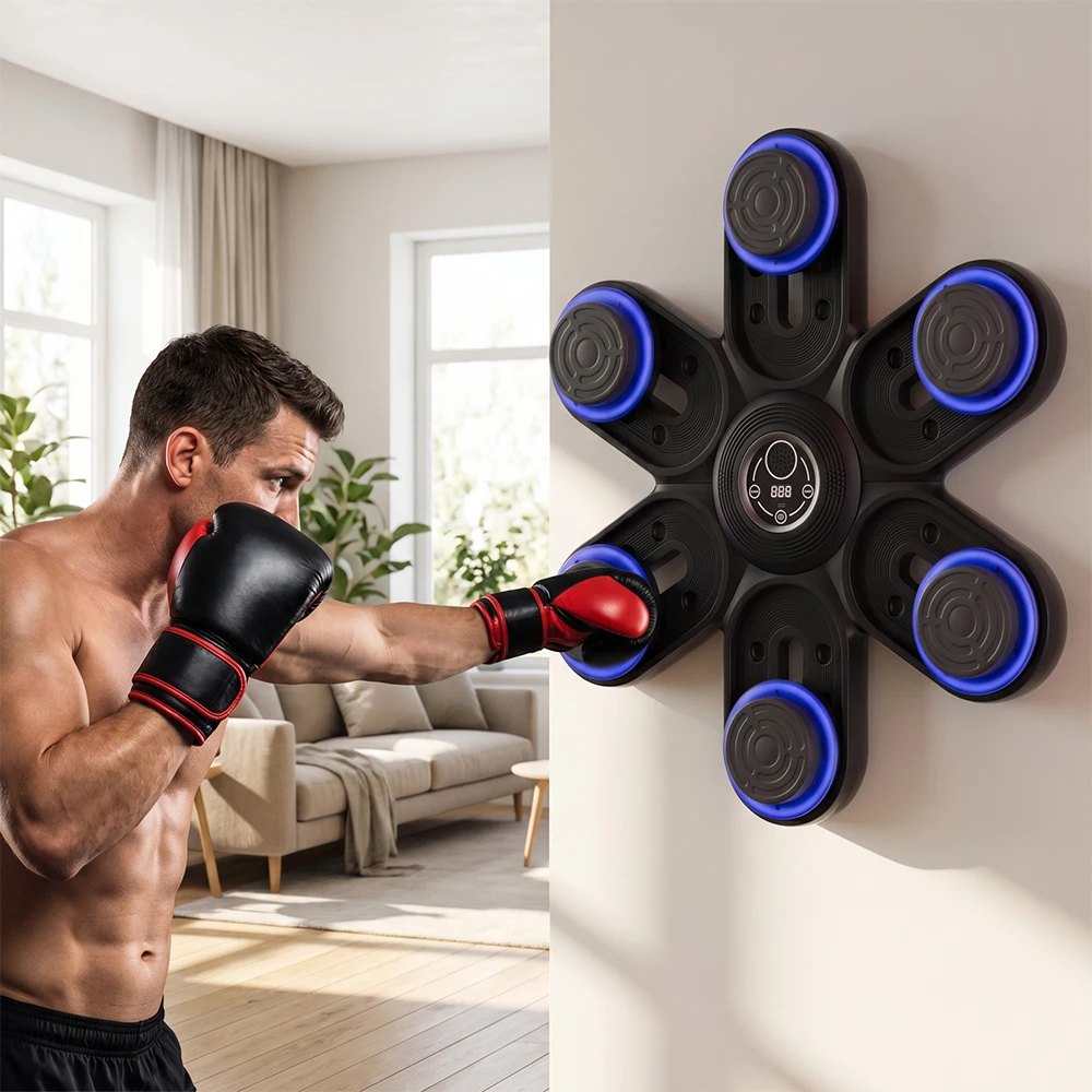 High Quality Music Boxing Trainer, 9 Speed Adjustment, Detachable Wall-mounted for Home and Commercial Use