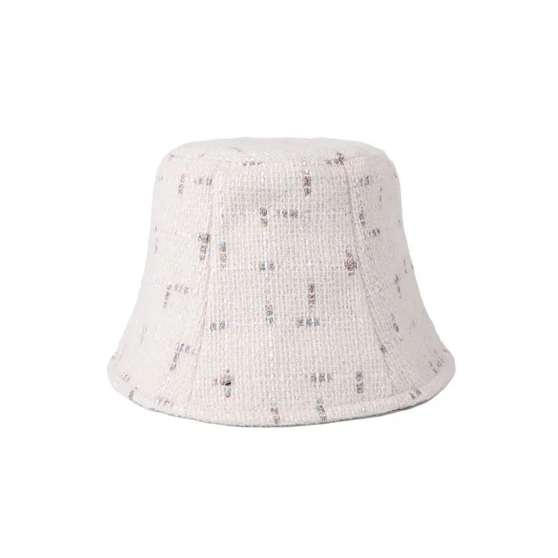 Bucket Hat Women Colored White Black Elegant Autumn Winter Hats For Women New 2023