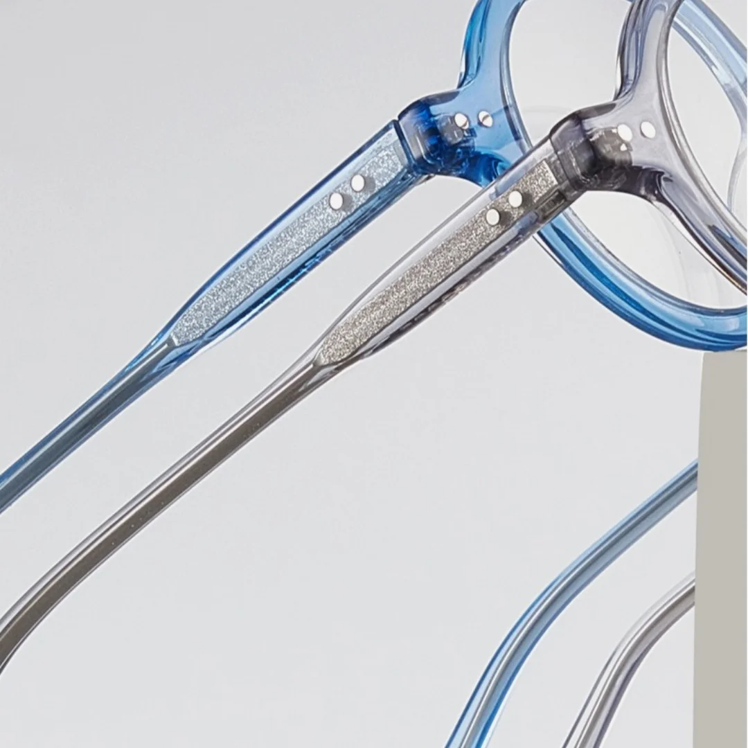 جودة عالية أزياء خلات الإطار الرجعية الرجال النساء الكلاسيكية النظارات الطبية البصرية الرموش