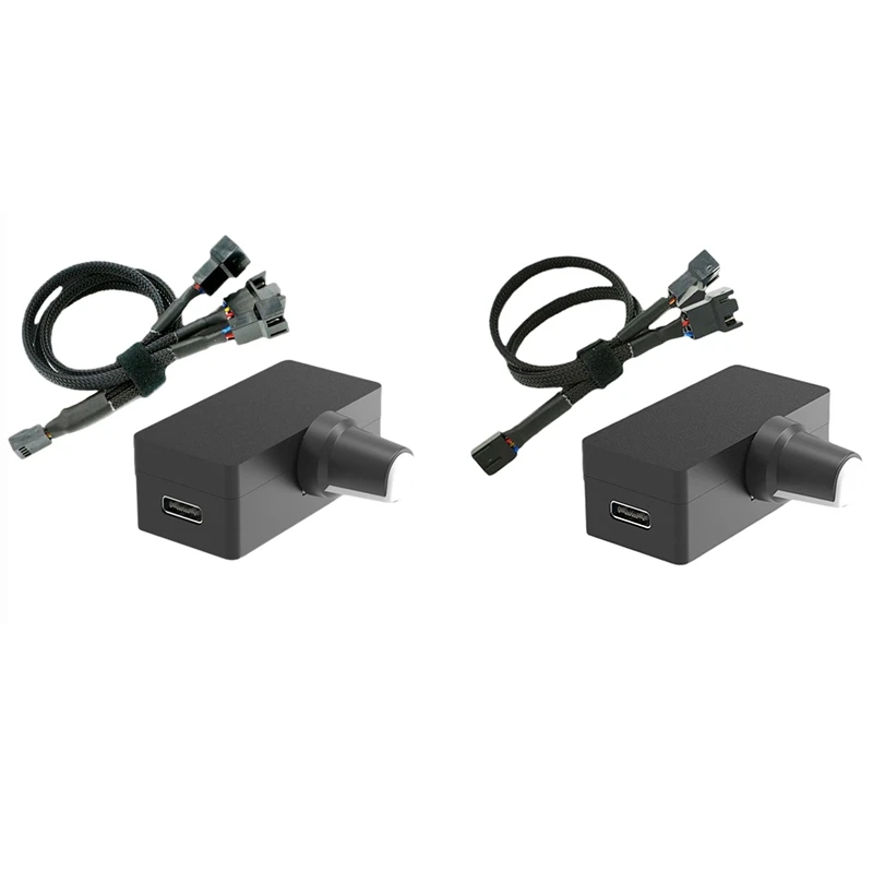 Regolatore di velocità PWM regolatore ventola PWM a 4pin regolatore PWM alimentatore USB TYPE-C opzione di raffreddamento ad acqua fai da te