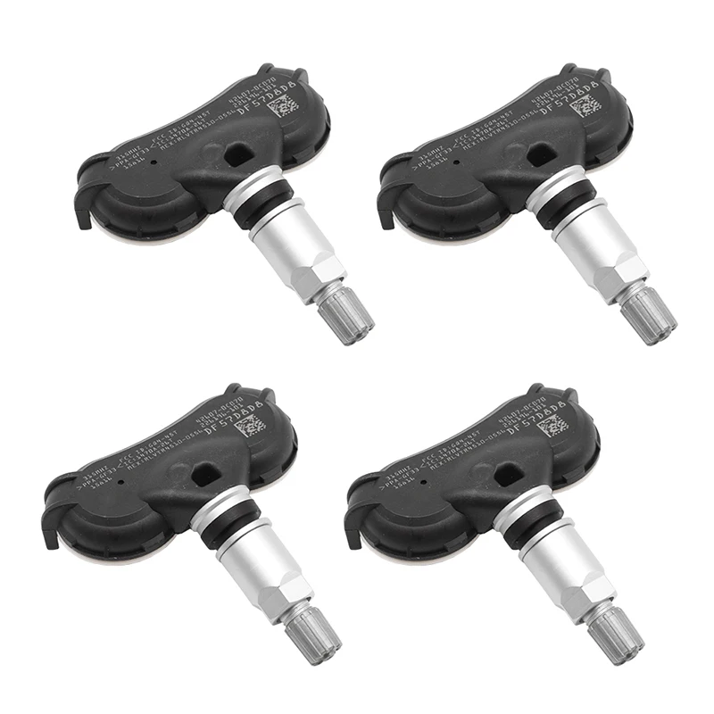 4PCS TPMS 42607-0C070 Tire Pressure Sensor for Toyota Sequoia Sienna Tundra Kia Rio Sportage 42607-0C050 42607-0C060 0C030