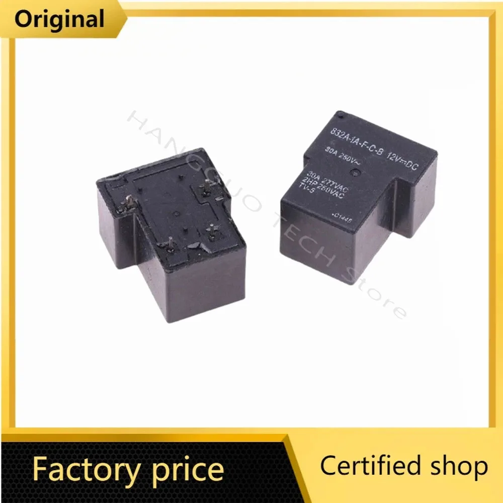 12V Relay 832A-1A-F-C-B 12VDC 30A 4Pins