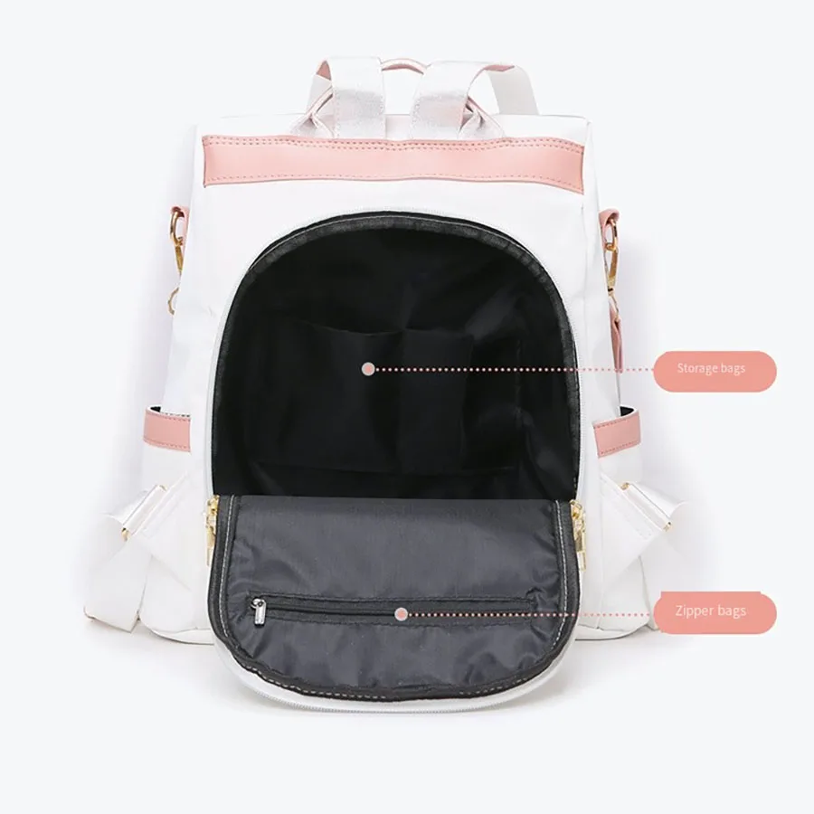 (Free Gift) 1 Piece of Fashionable Backpack, New Anti-Theft Backpack, K-Style, Soft Texture, Large Capacity, Unisex Backpack, Outing Travel Bag,