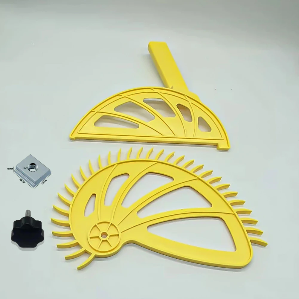 Push Block Feather Nut Locator Board slider Safety Anti-Cutting Tool Woodworking Accessories for Table Saw Circular Trim Routers