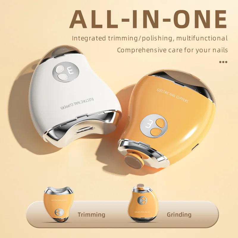 

Automatic Electric Nail Grinder & Clipper – Portable Manicure Tool with Polishing Function for Adults