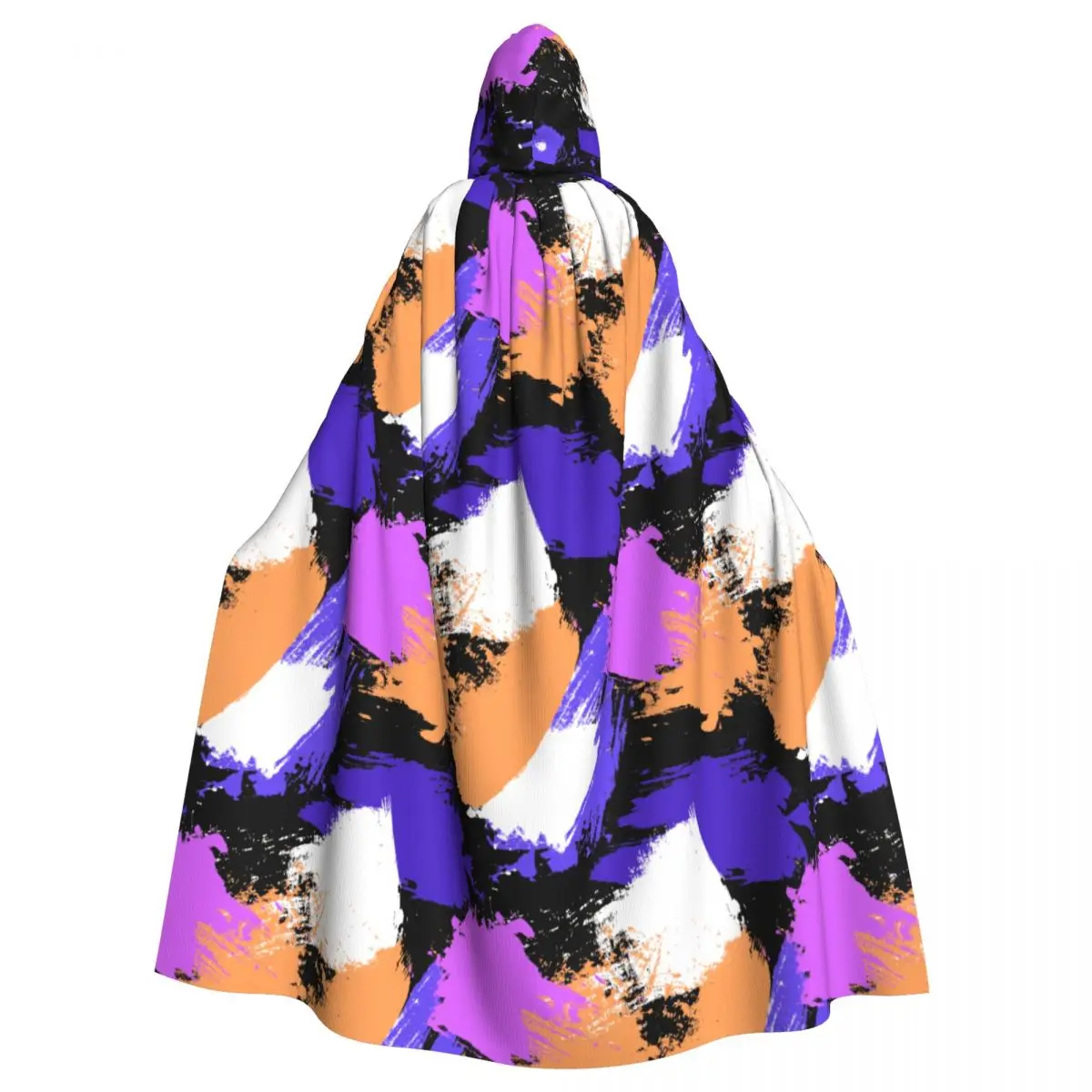 

Long Cape Cloak Colorful Hooded Cloak Coat Hoodies Elf Purim