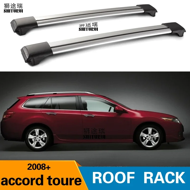 

2Pcs Roof Bars for HONDA Accord Toure Estate Wagon 2008-2014 Aluminum Alloy Side Bars Cross Rails Roof Rack Luggage