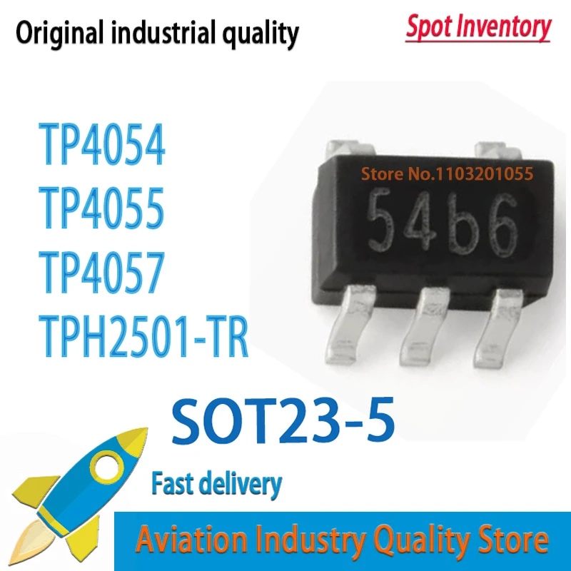10pcs TP4054 SOT23-5 TP4057  TP4055 TPH2501-TR TPH2501 501 501**