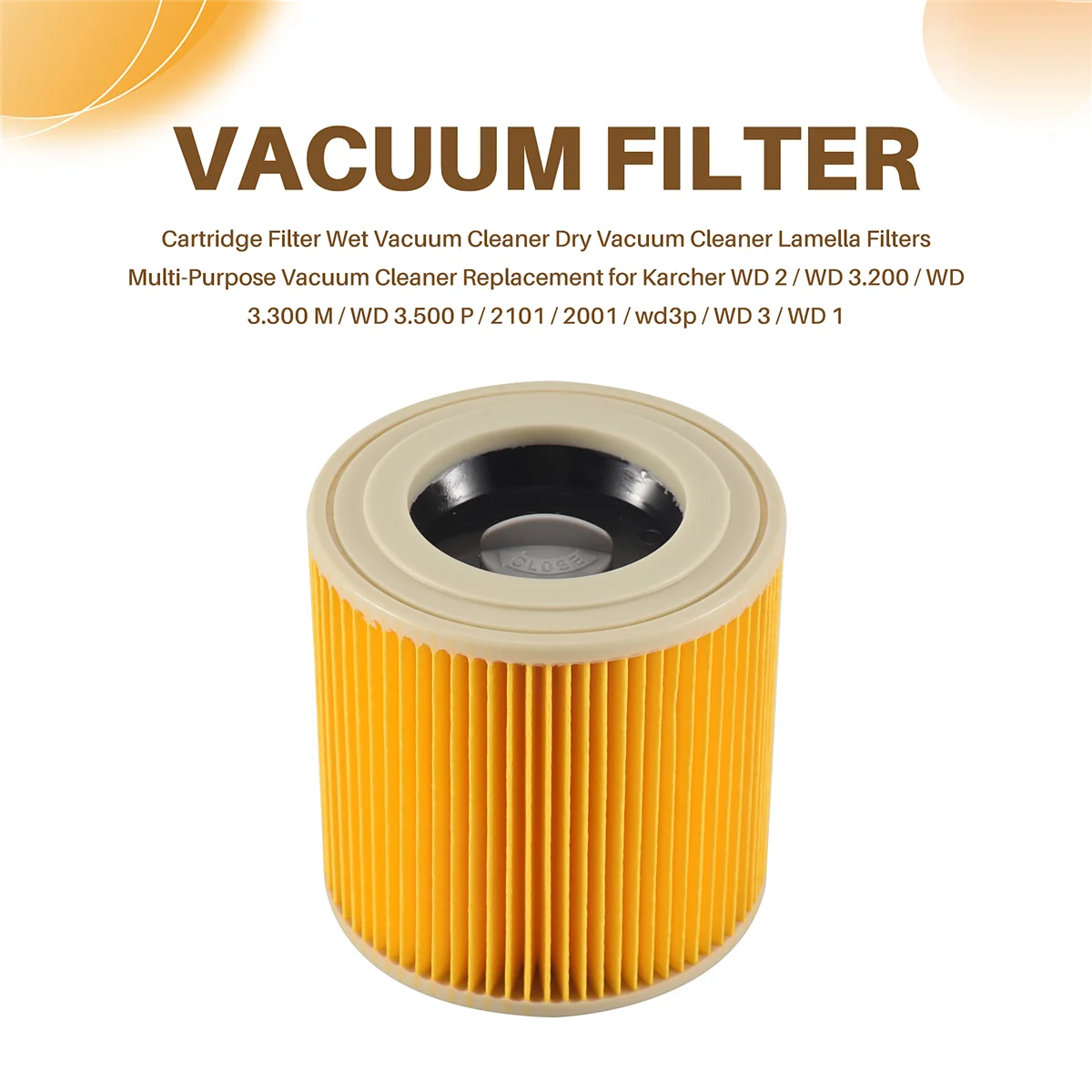 3 шт. картриджный фильтр для пылесоса Karcher WD3 Premium WD2 WD3 WD1 MV3 MV2 WD 3 P Удлинительный комплект против тонкой пыли