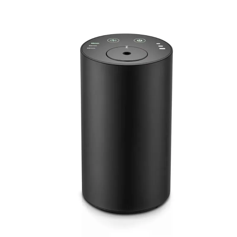 

Custom Logo 10ml/20ml Portable Aromatic Black Aluminum Rechargeable Anhydrous Pure Essential Oil Household