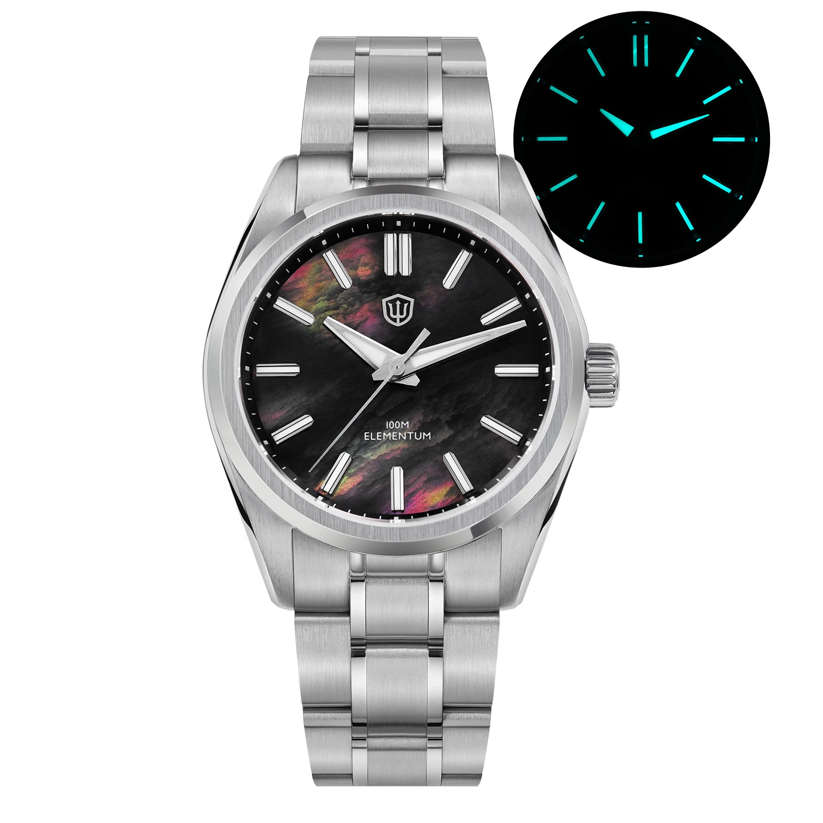 Watchdives WD0003C 38 مللي متر ساعة VH31 سويب ثانية حركة كوارتز ساعة من الفولاذ المقاوم للصدأ عنصر التصميم الأصلي ساعة يد رجالية #2