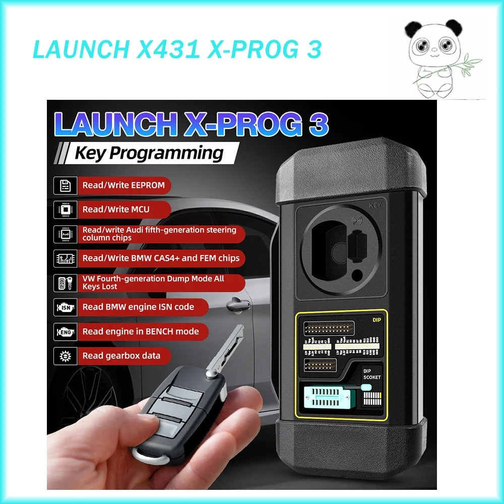 

Диагностический инструмент LAUNCH X431 X-PROG 3, адаптер OBD2 с чтением, чтением, чтением и записью автомобильных ключей, Launch Xprog для LAUNCH X431 PRO3S +/X431 V +