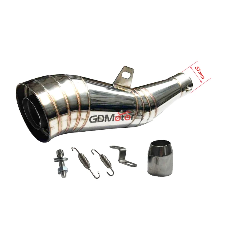 

Выхлопная труба для мотоцикла xsr155 CB250 CBR250 CB400 GSXR600 EN250 38 мм 51 мм