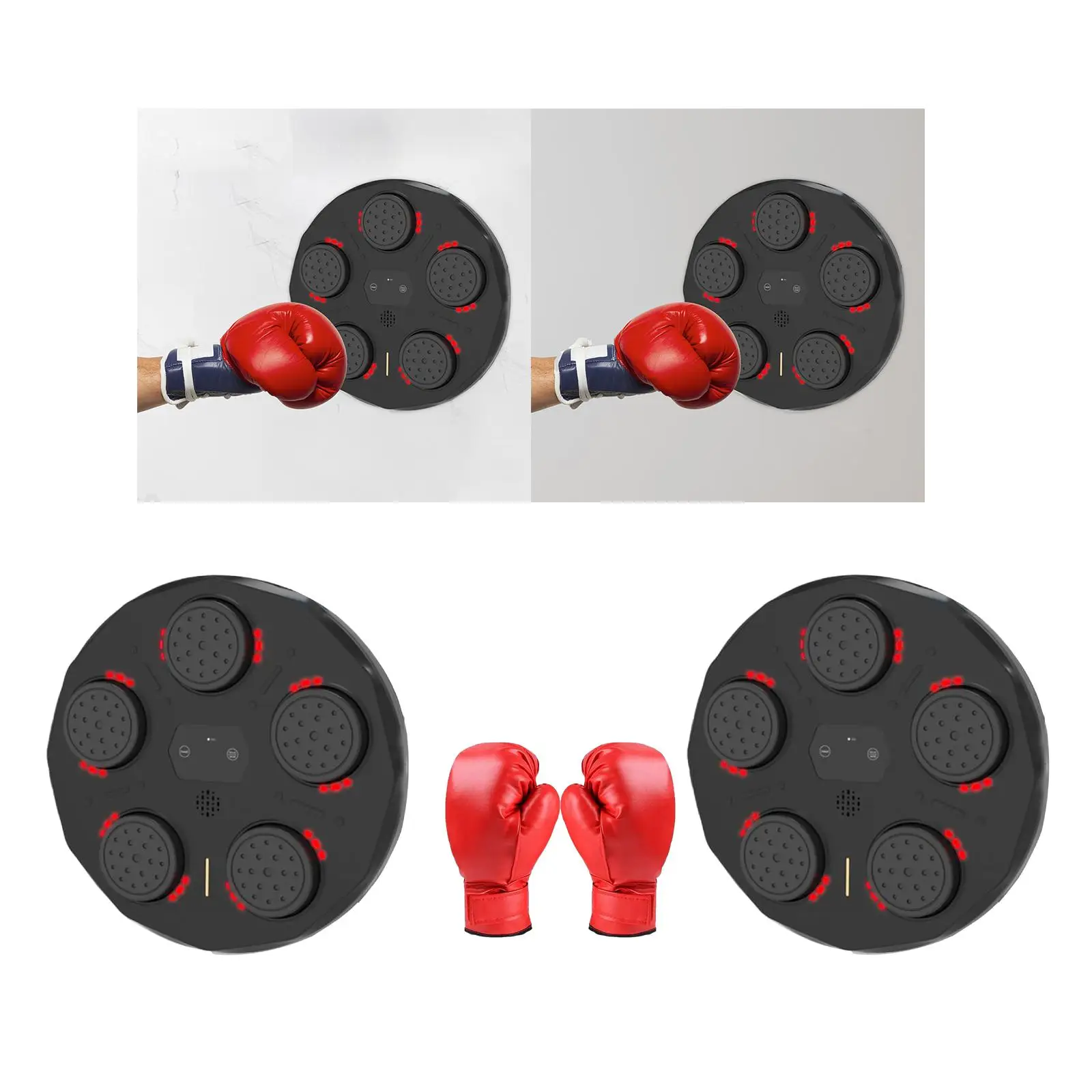 Kids Boxing Training Machine Music Boxing Wall Target for Gym Indoor Sports